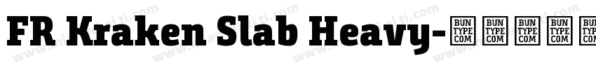 FR Kraken Slab Heavy字体转换